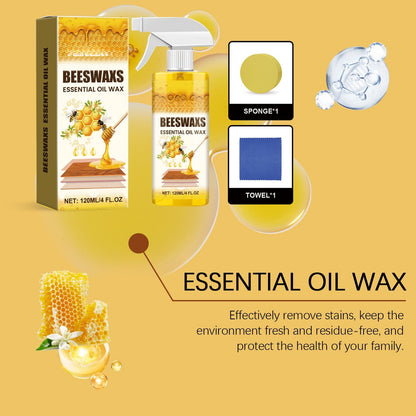 Beeswax Wood Polish Spray (120ml) – Natural Shine & Protection