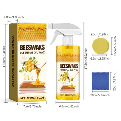 Beeswax Wood Polish Spray (120ml) – Natural Shine & Protection