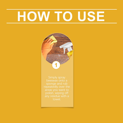 Beeswax Wood Polish Spray (120ml) – Natural Shine & Protection