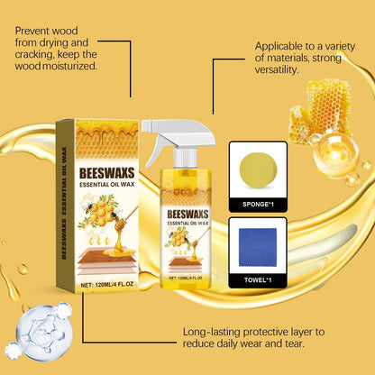 Beeswax Wood Polish Spray (120ml) – Natural Shine & Protection